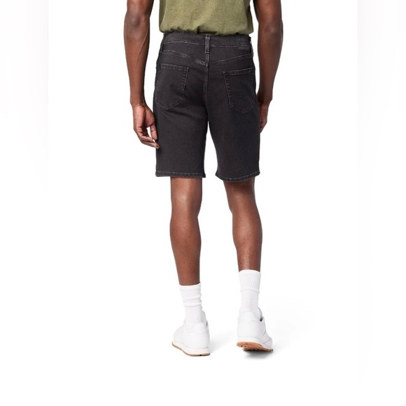 Men's Black Jean Shorts - Picture 5 of 10